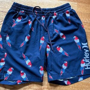 Men Medium Hurley Swim Trunks M